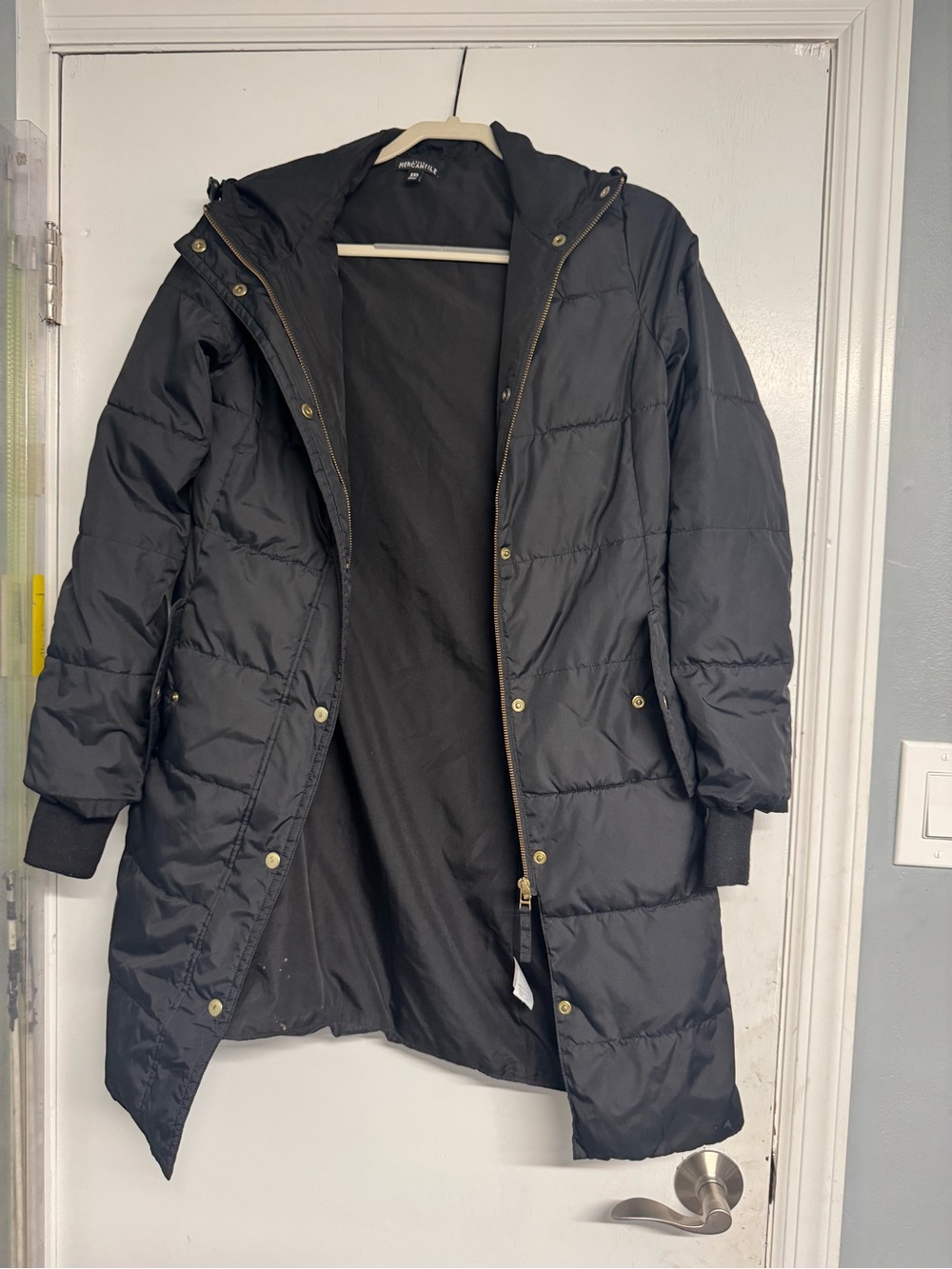 J.Crew Mercantile Black Puffer Jacket